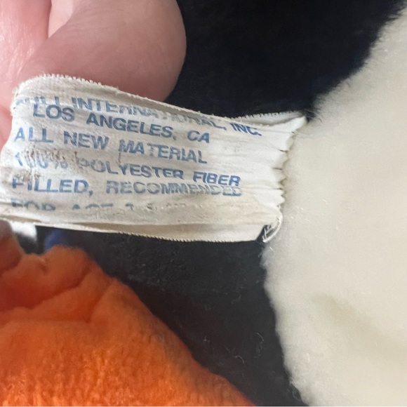 Exotic Bird Plush Stuffed Animal Tonytoy Beak Orange Yellow - Picture 7 of 7